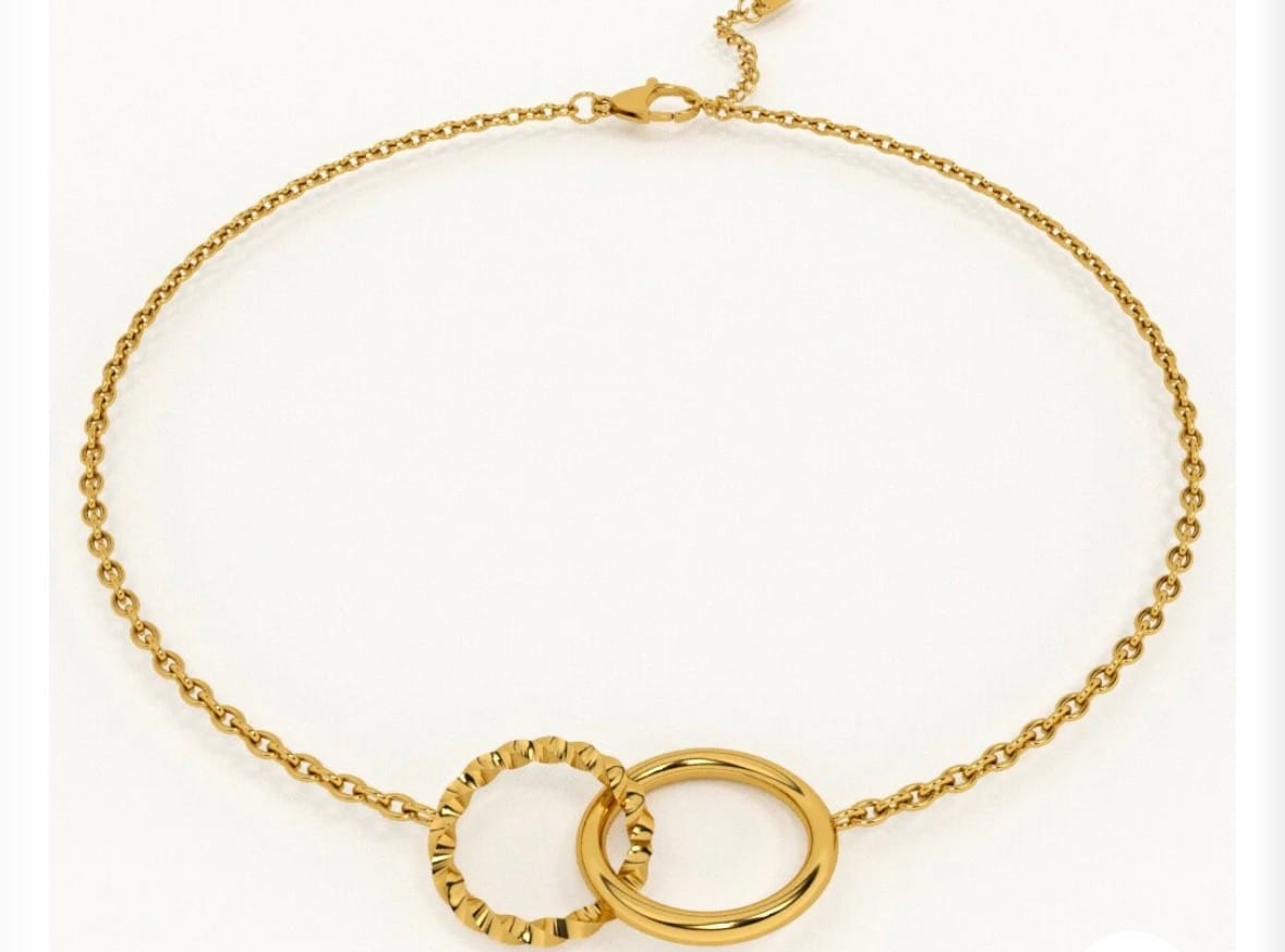 Customer photo review of Double Rings Bracelet