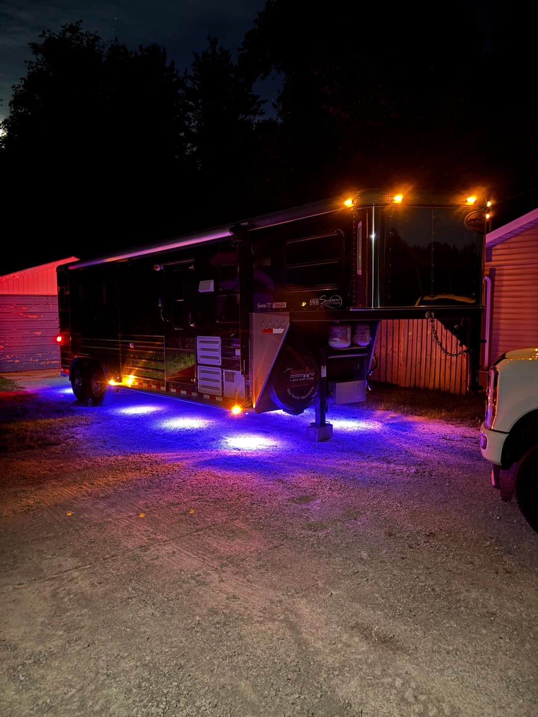 Customer photo review of Universal 8 Pods RGB Rock Light Kit for UTV ATV Jeep Truck SUV Car