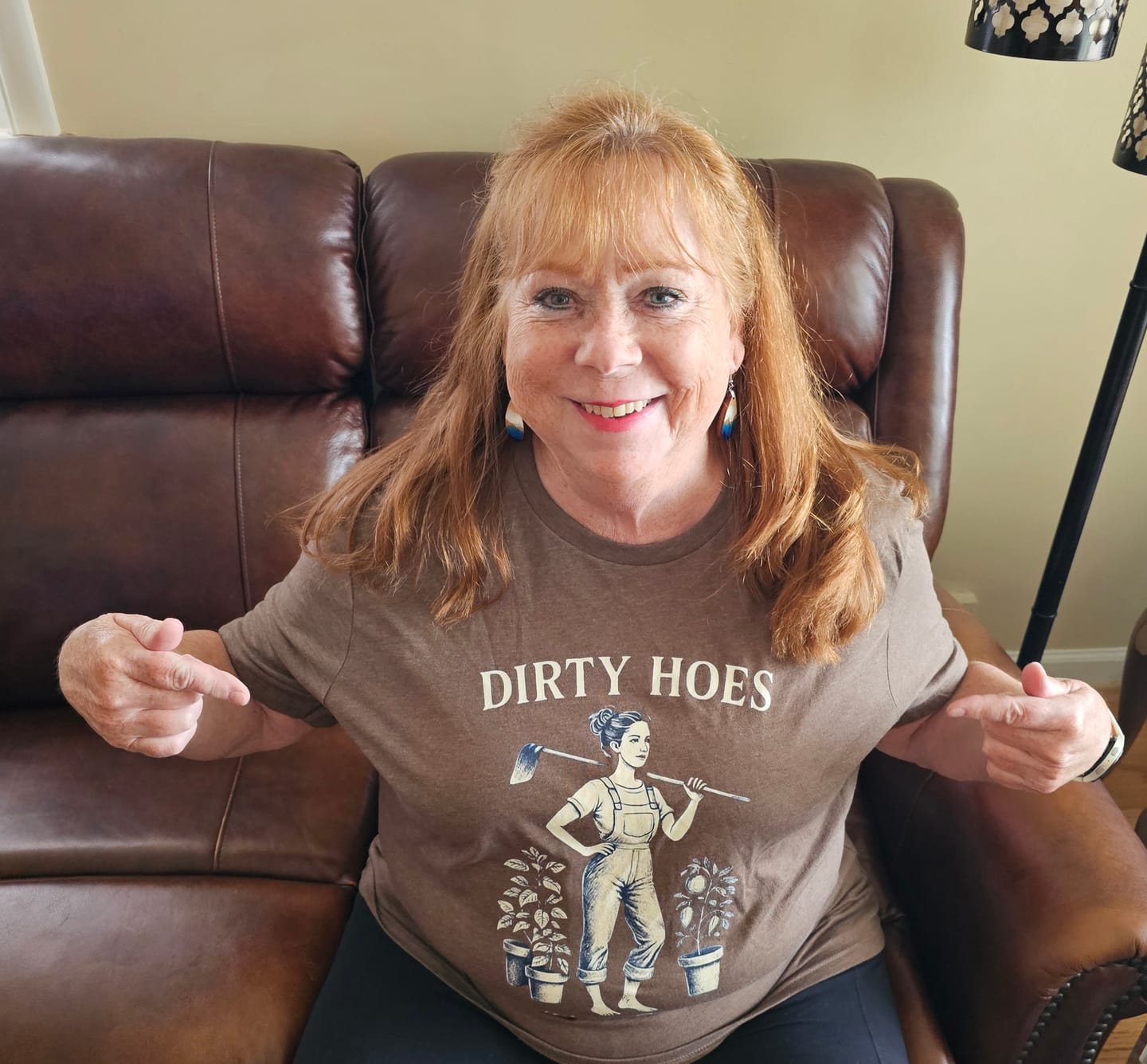 Customer photo review of Dirty Hoes T-Shirt