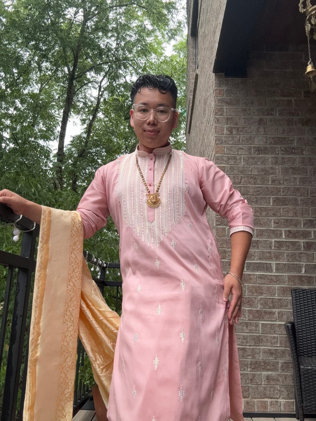 Customer photo review of Pink Kurta