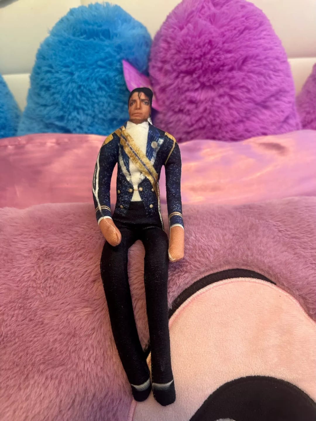 Customer photo review of Michael Jackson Funny Doll Plush