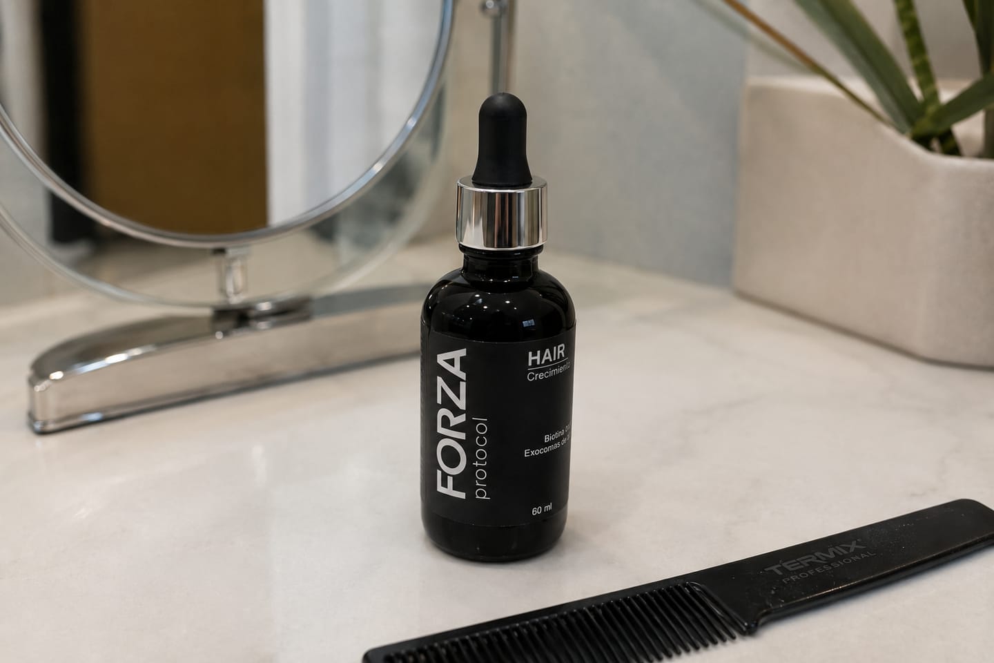 Customer photo review of Hair Tonic | Crecimiento Capilar 2X1