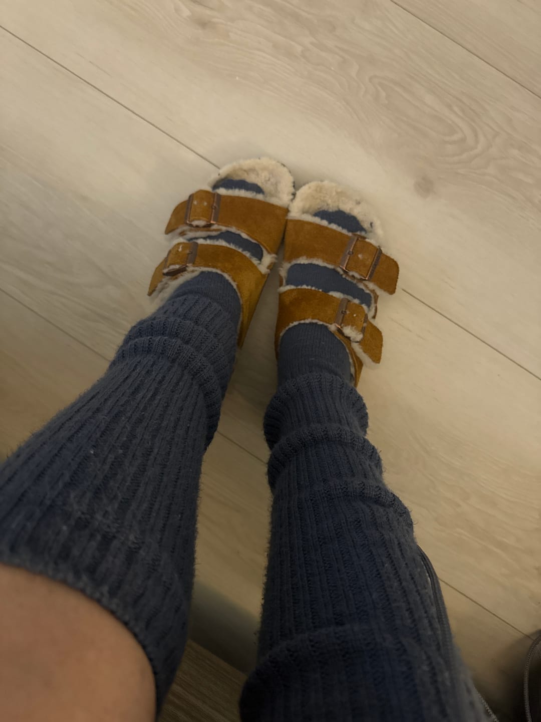 Customer photo review of Scrunchy Over the Knee Socks