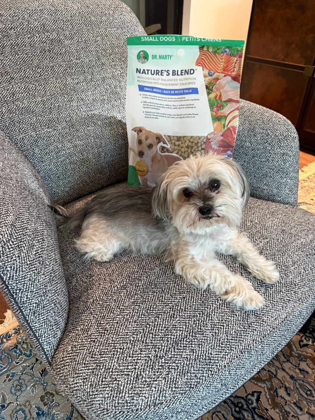 Customer photo review of Dr. Marty Nature's Blend Small Breed 1.3kg
