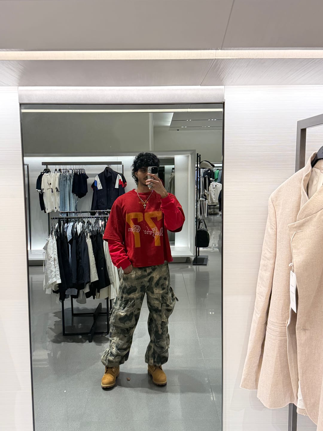 Customer photo review of Aelfric Eden 77 Graphic Layered Long Sleeve Tee