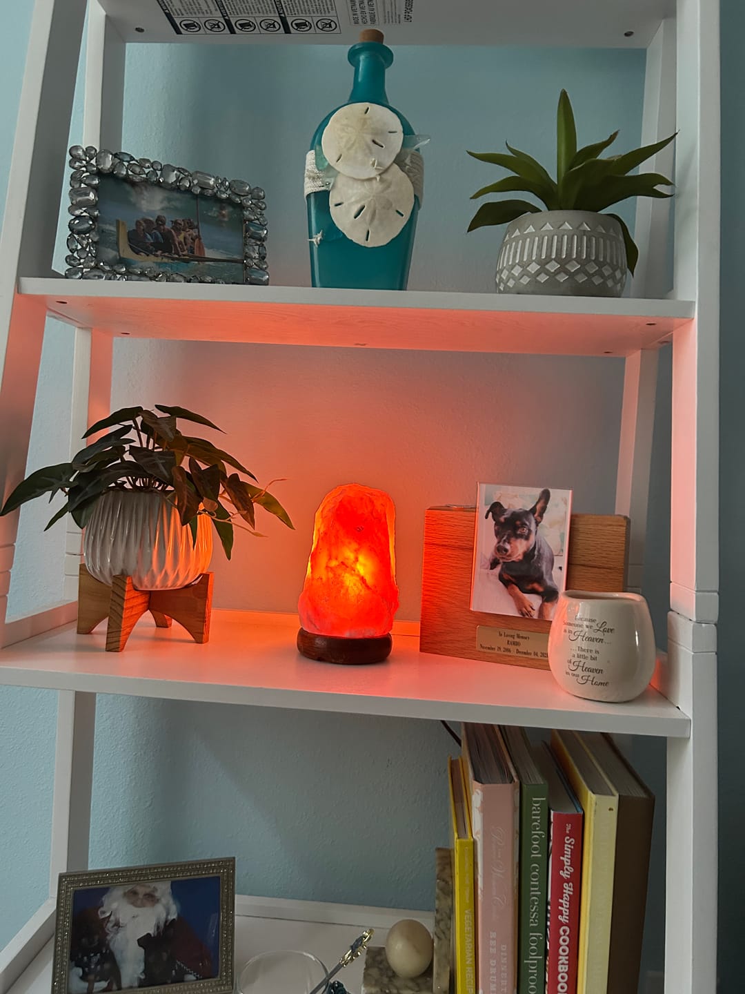 Customer photo review of Natural Pink Himalayan Salt Lamp 3-5 Lbs