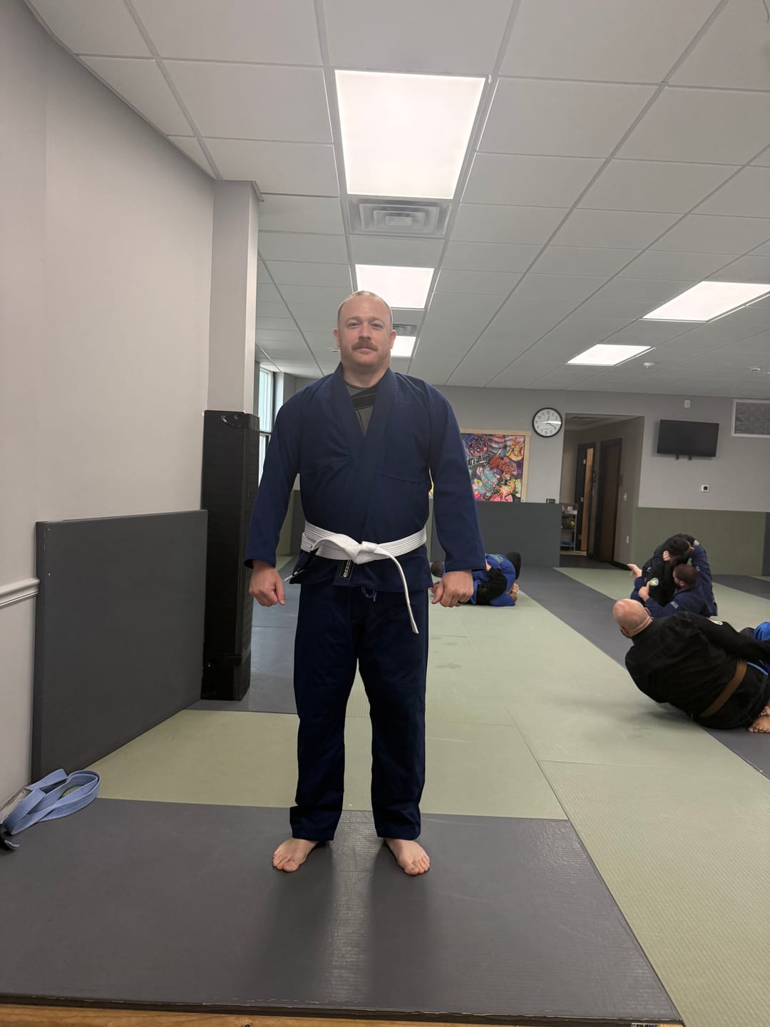 Customer photo review of Summo Basic Navy Blue Brazilian Jiu Jitsu GI (BJJ GI)