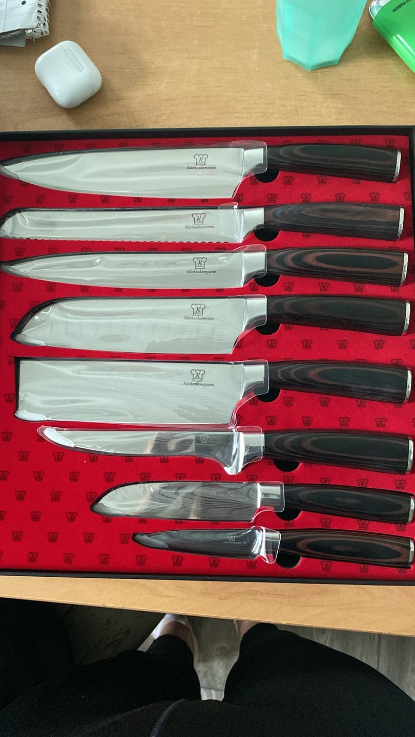 Customer photo review of Asiatisches Messerset Premium 8-teilig