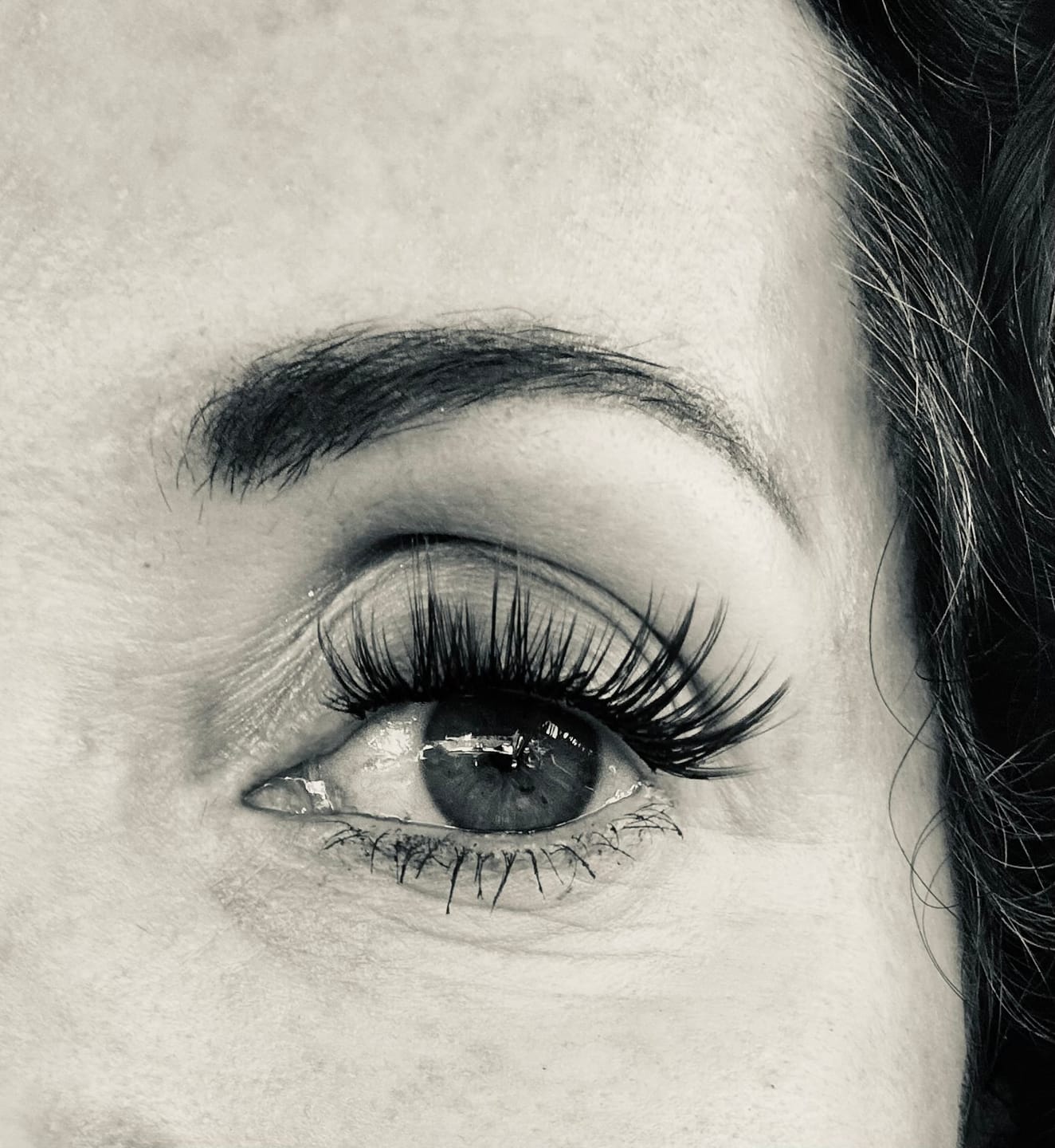 Customer photo review of LUX Lash Style C 36 – DIY Classic Eyelash Extensions Cluster Pack