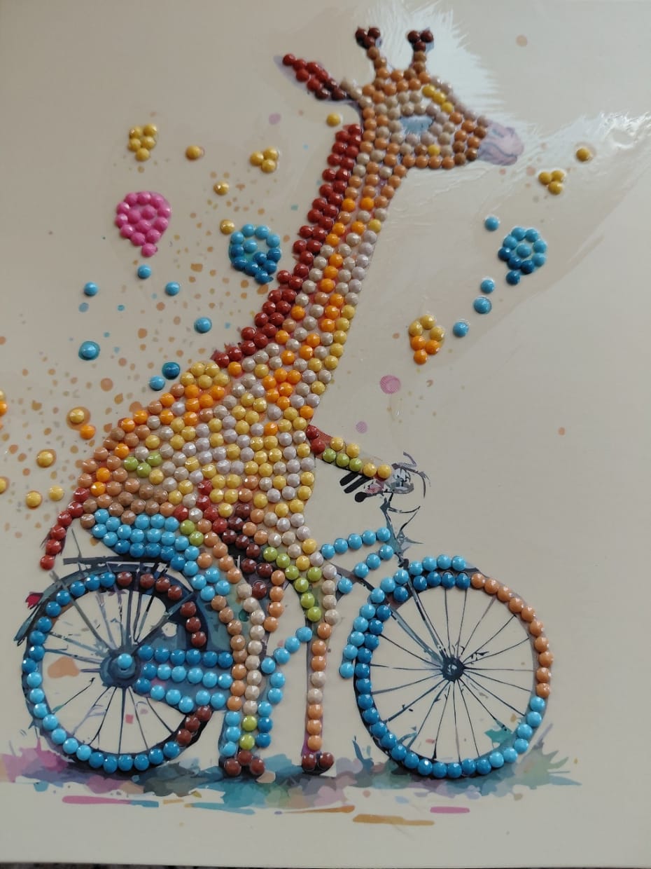 Customer photo review of Wildlife Crystal Art Mystery Box