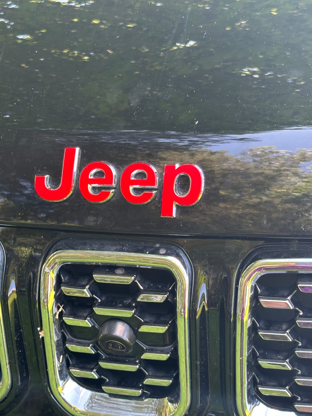 Customer photo review of JEEP Emblem Overlay Decals – Solid Colors | Fits 2014+ Jeep Compass