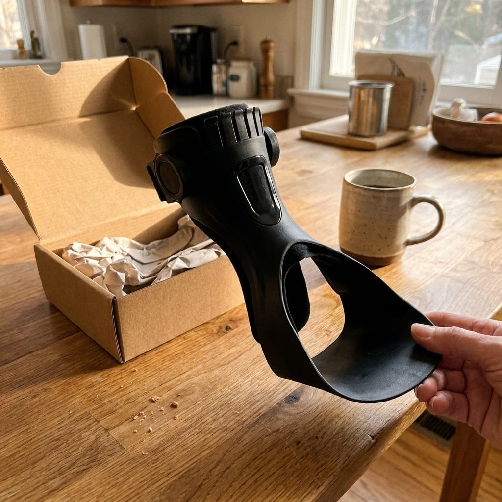Customer photo review of Stride AFO Brace — Foot Drop Support