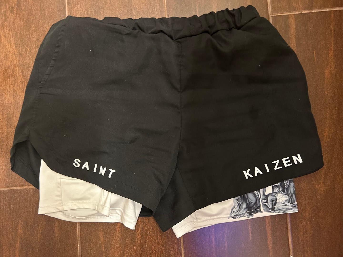 Customer photo review of Luke 23:34 Performance Shorts - Black