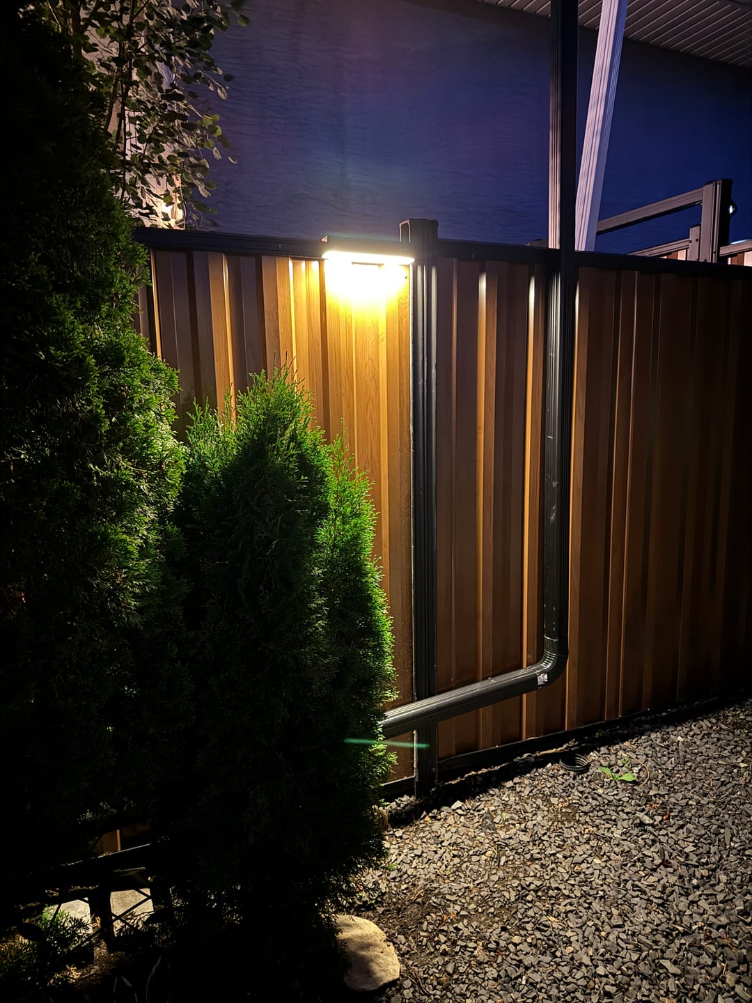 Customer photo review of Solar Wall Light with Motion Sensor