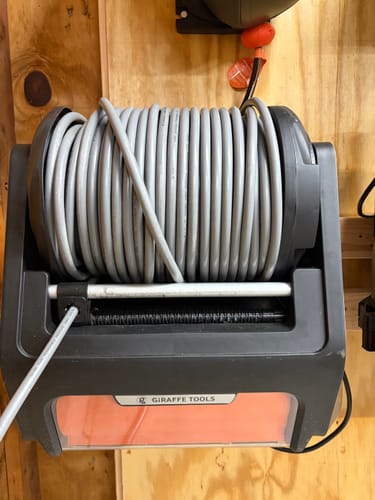 Customer photo review of Grandfalls Retractable Pressure Washer Pro