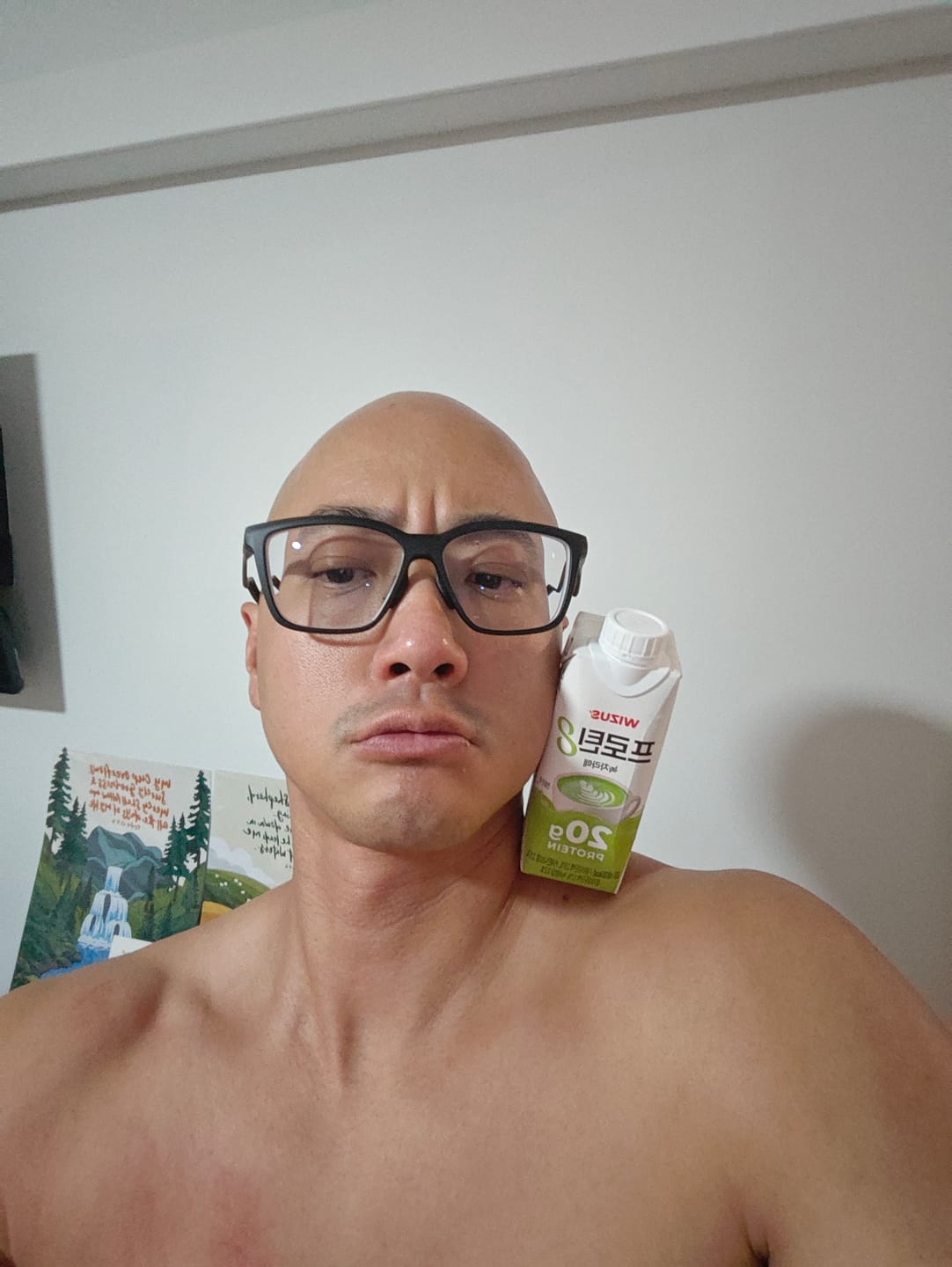 Customer photo review of Wizus Protein Drink - Green Tea Latte