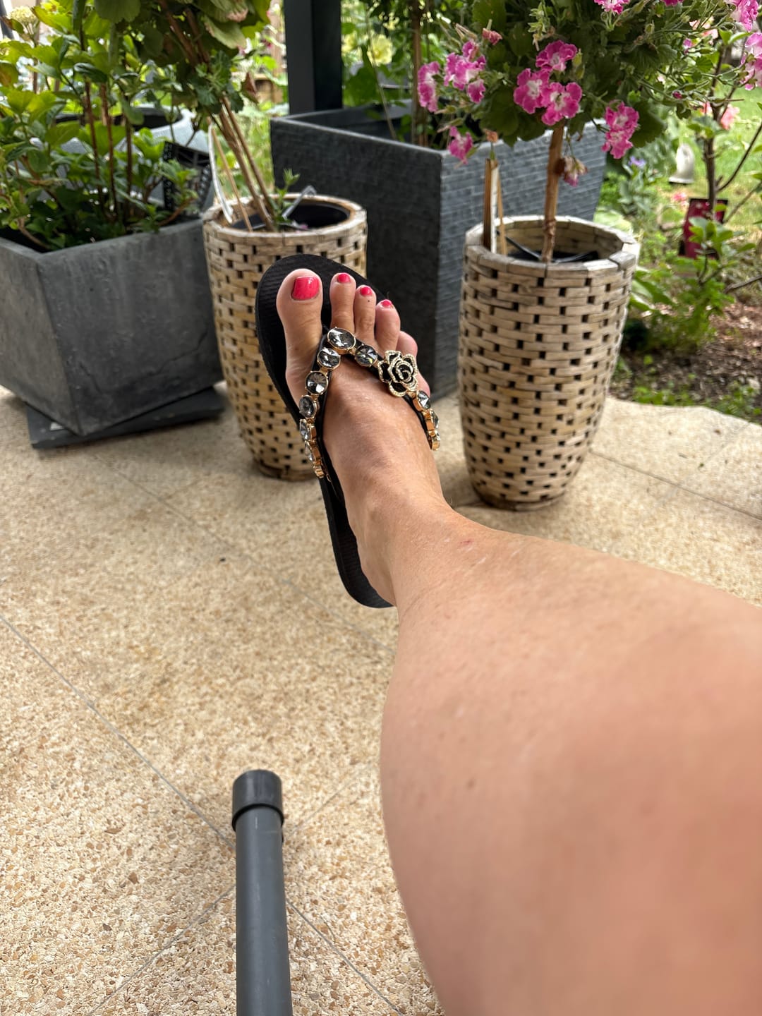 Customer photo review of Flip-Flop / Rose - Schwarz-Gold