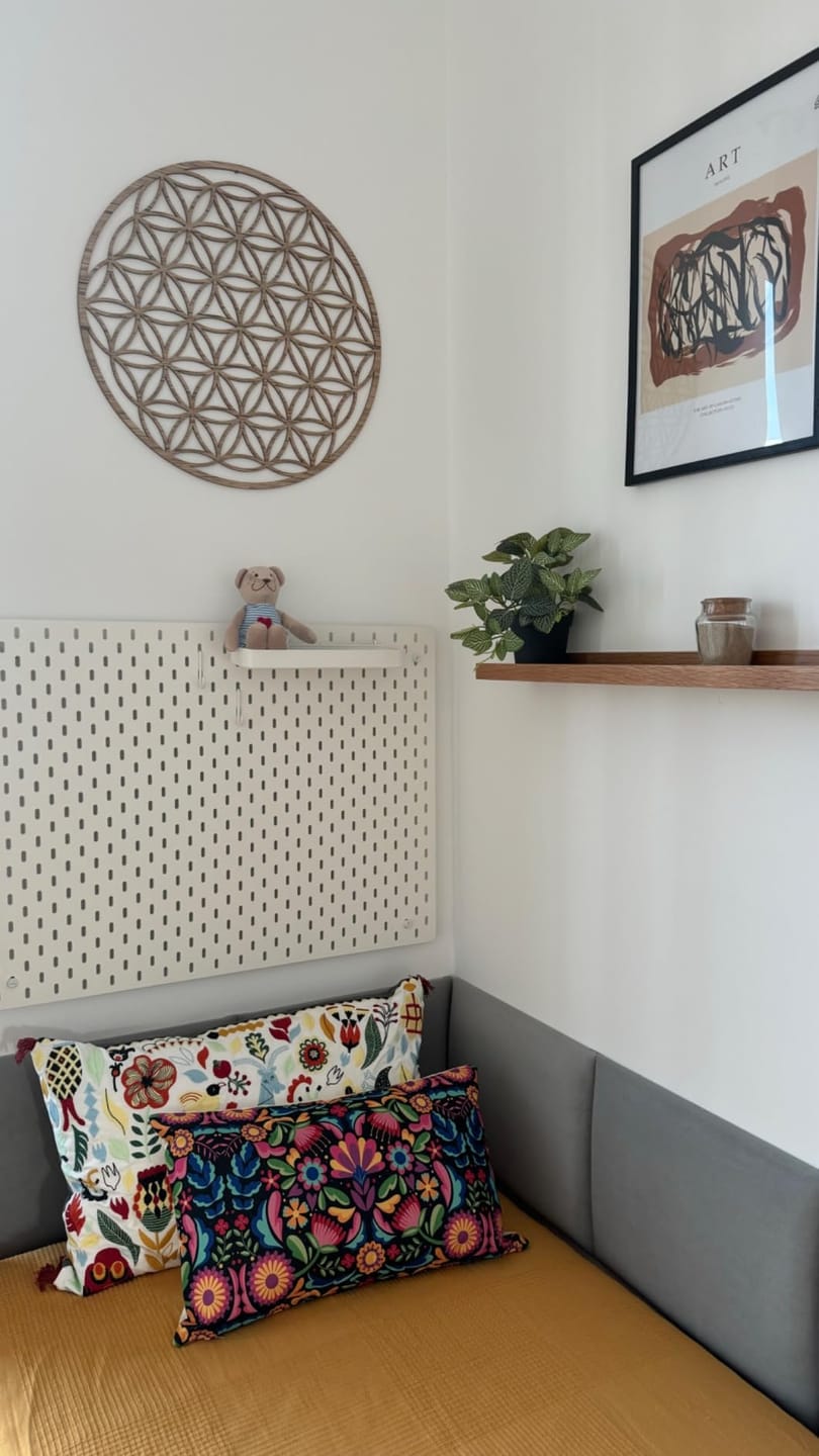 Customer photo review of Lebensblume Holz Wandbild— Dein Anker der Ruhe