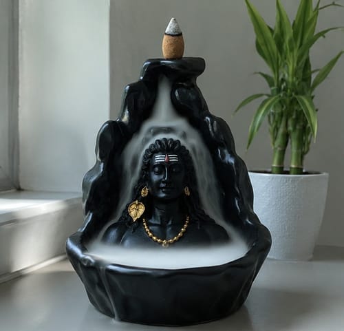 Customer photo review of Aurum Adiyogi™ Smoke Fountain