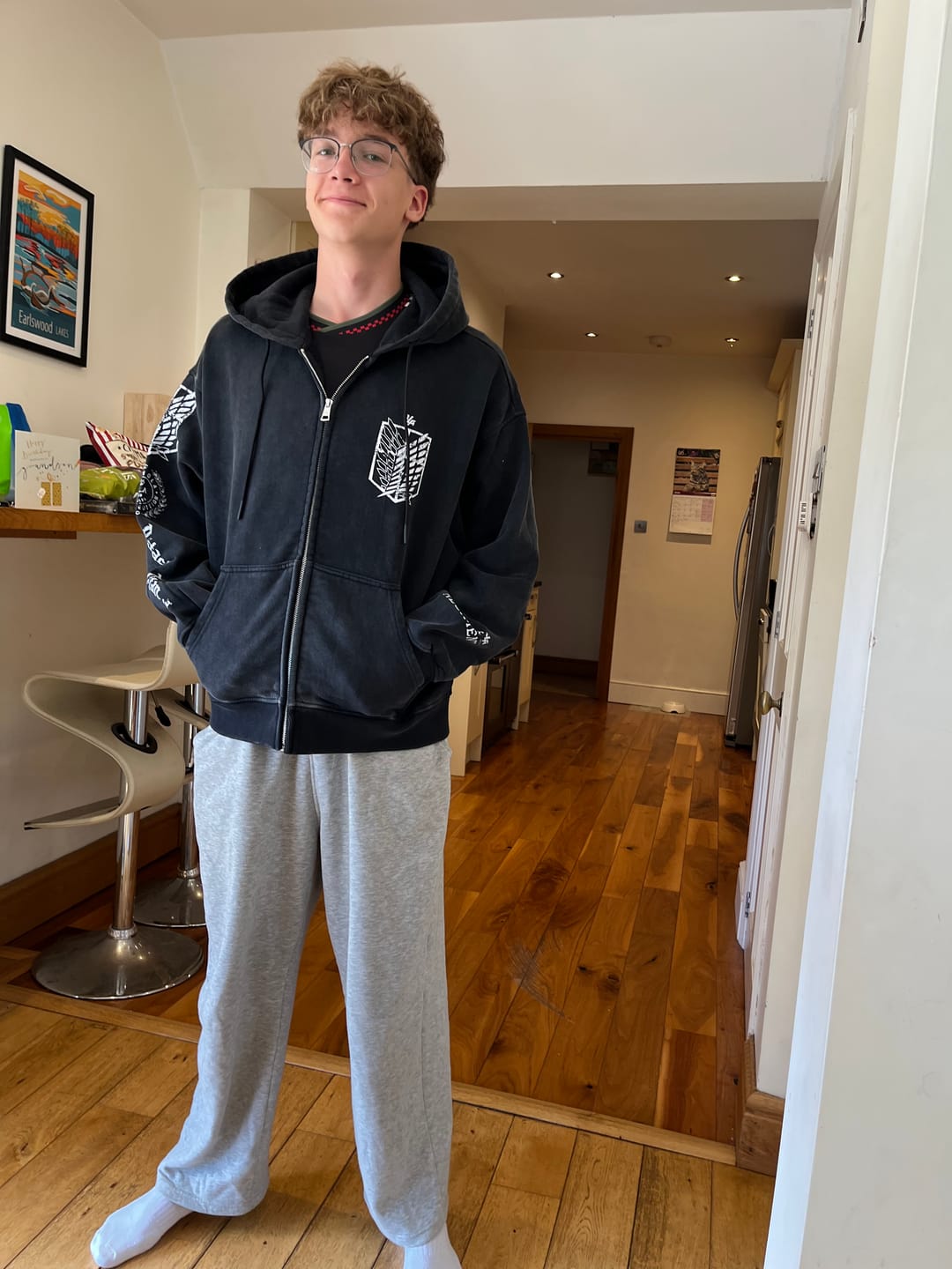 Customer photo review of 5138 - AOT©  x YLA Zip-Up Hoodies