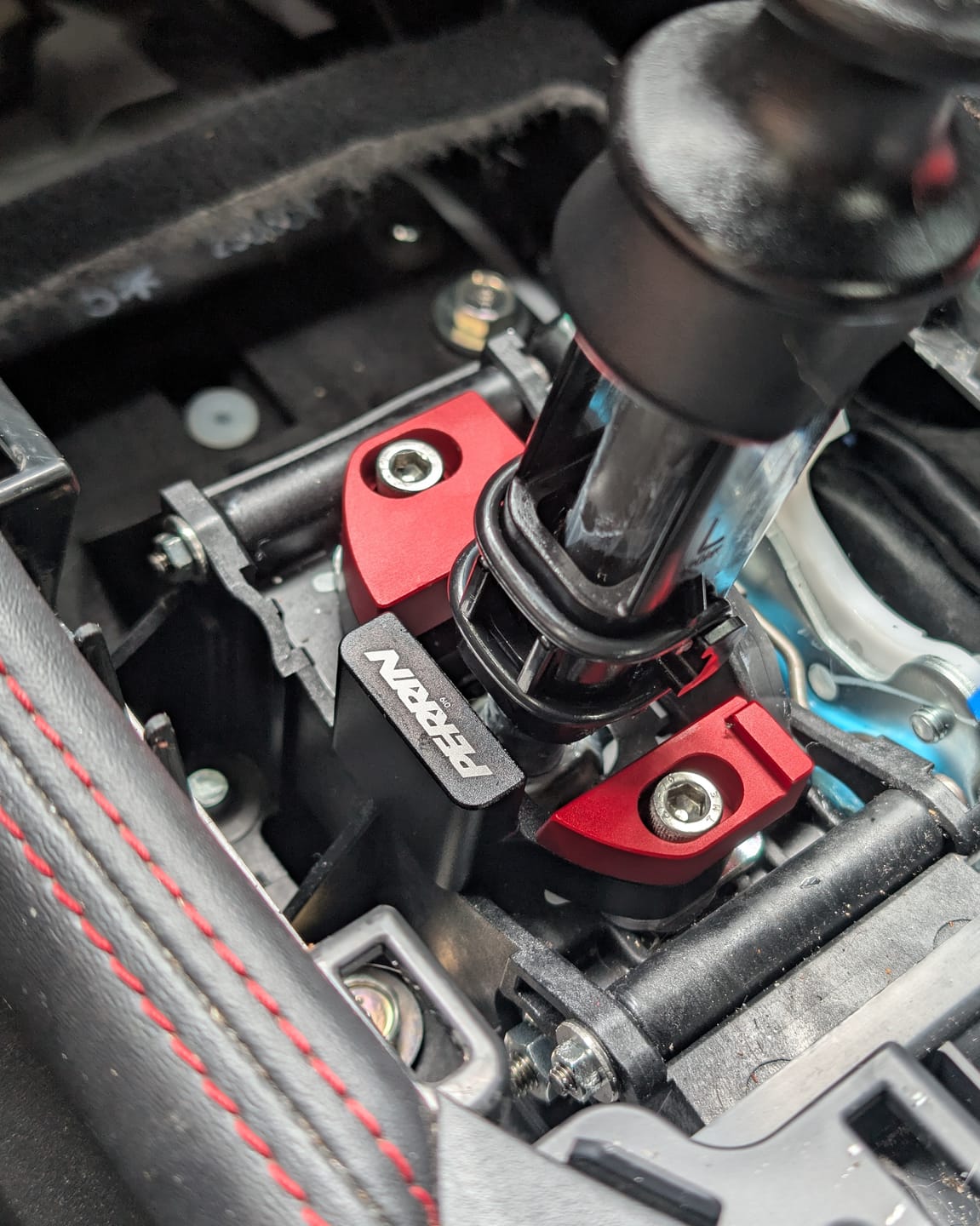 Customer photo review of Super Shifter Stop for 2018-2026 WRX with OEM Shifter