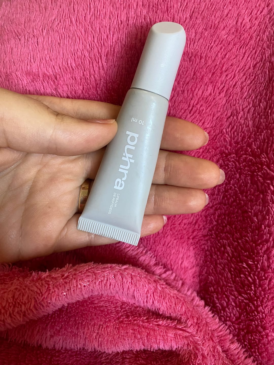 Customer photo review of LIPBALM DE PEPTÍDEOS