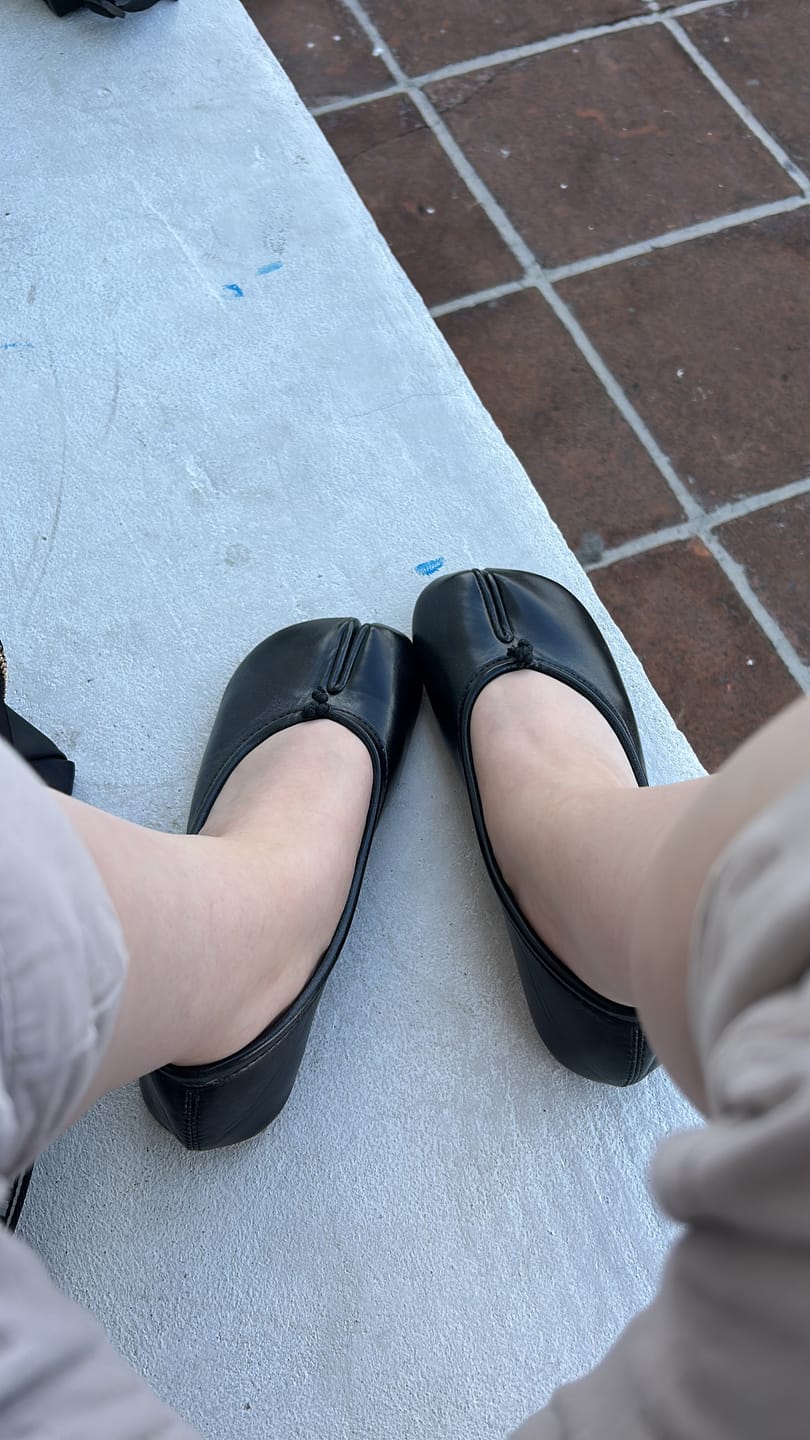 Customer photo review of Bailarinas Tabi Isabella