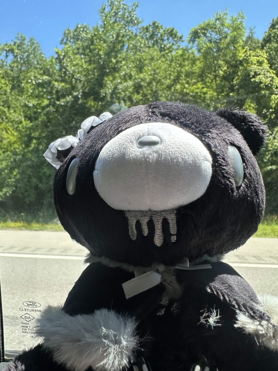 Customer photo review of Gloomy Ribbon Angel Plush (Black)