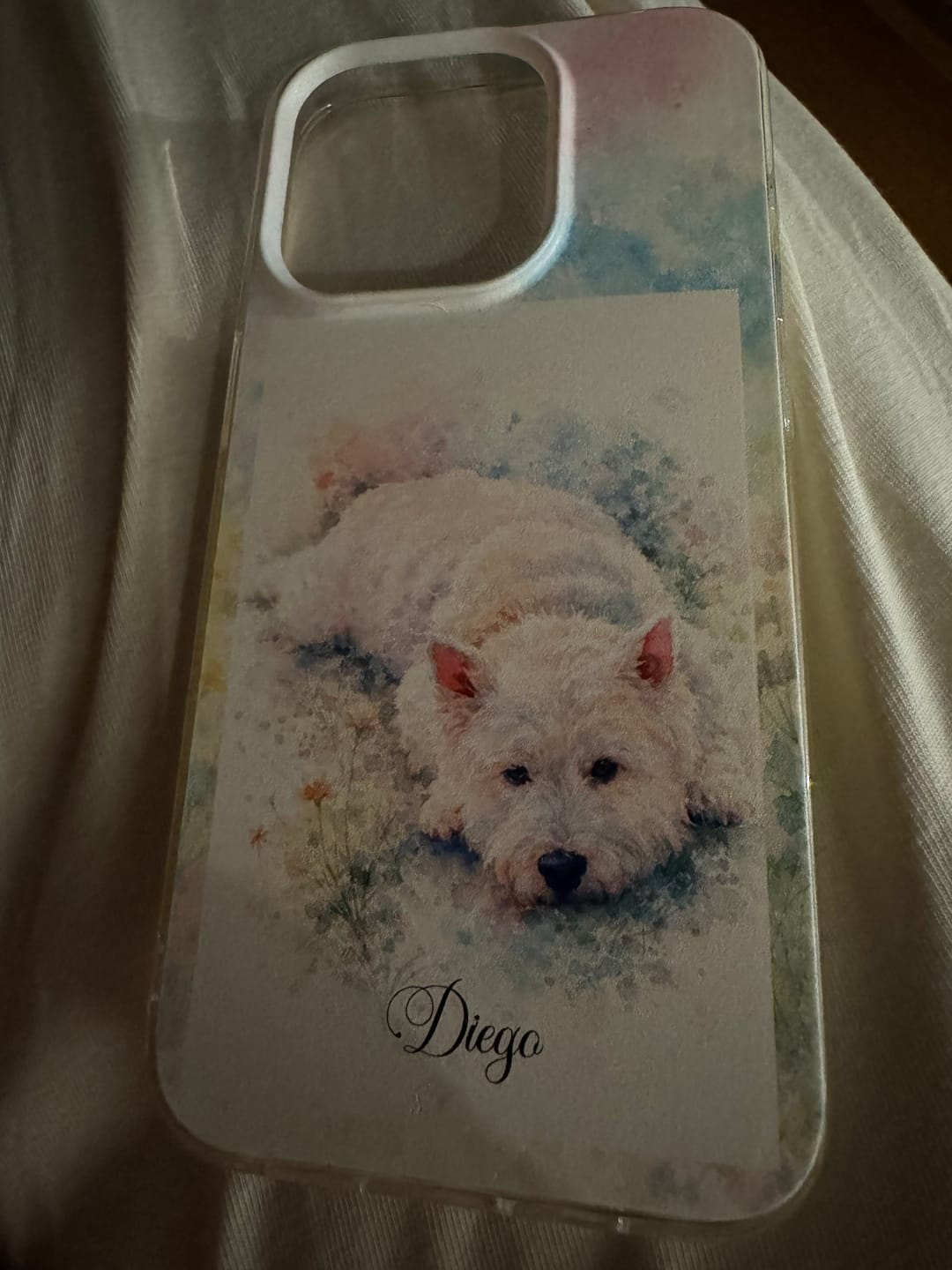 Customer photo review of Personalisierte Handyhülle - Aquarell