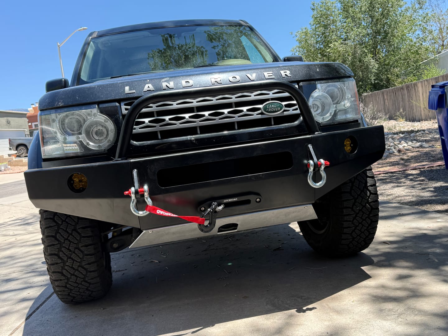 Customer photo review of OPENROAD 13,500lbs electric winch with Synthetic Rope - Panther Series 3S