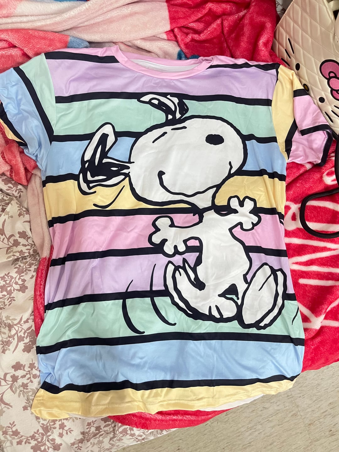 Customer photo review of Playera Snoopy Super Colors