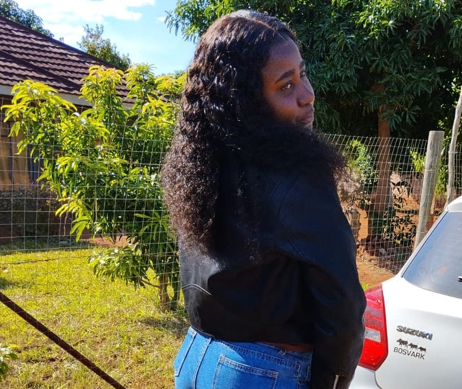 Customer photo review of Wear And Go HD Pre-bleached Lace Water Curly 20 Inch Wig