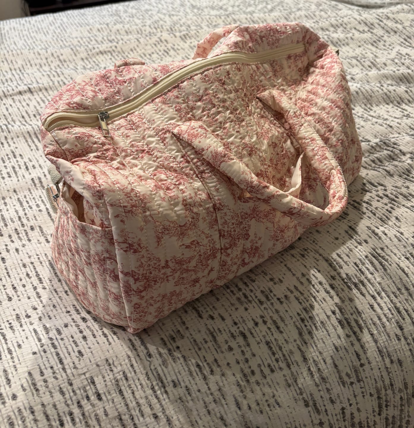 Customer photo review of Ana Floral Duffle Bag