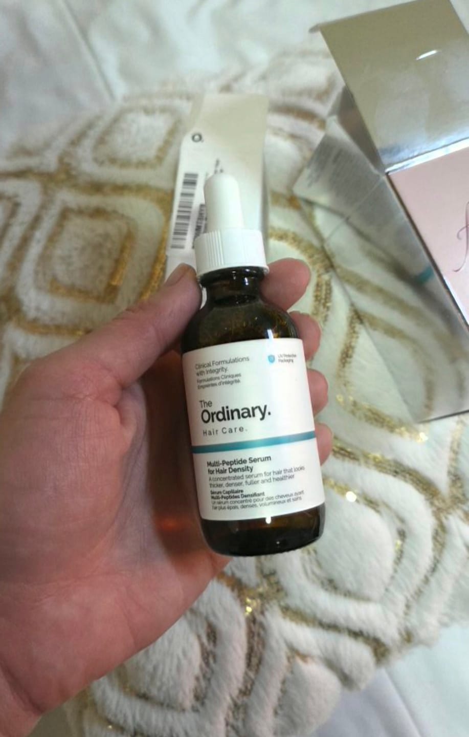 Customer photo review of Multi-Peptide Serum for Hair Density
