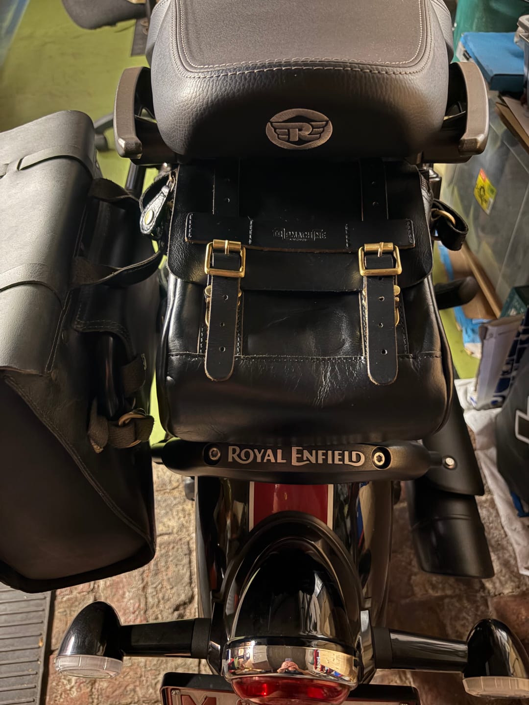 Customer photo review of tank and tail bag