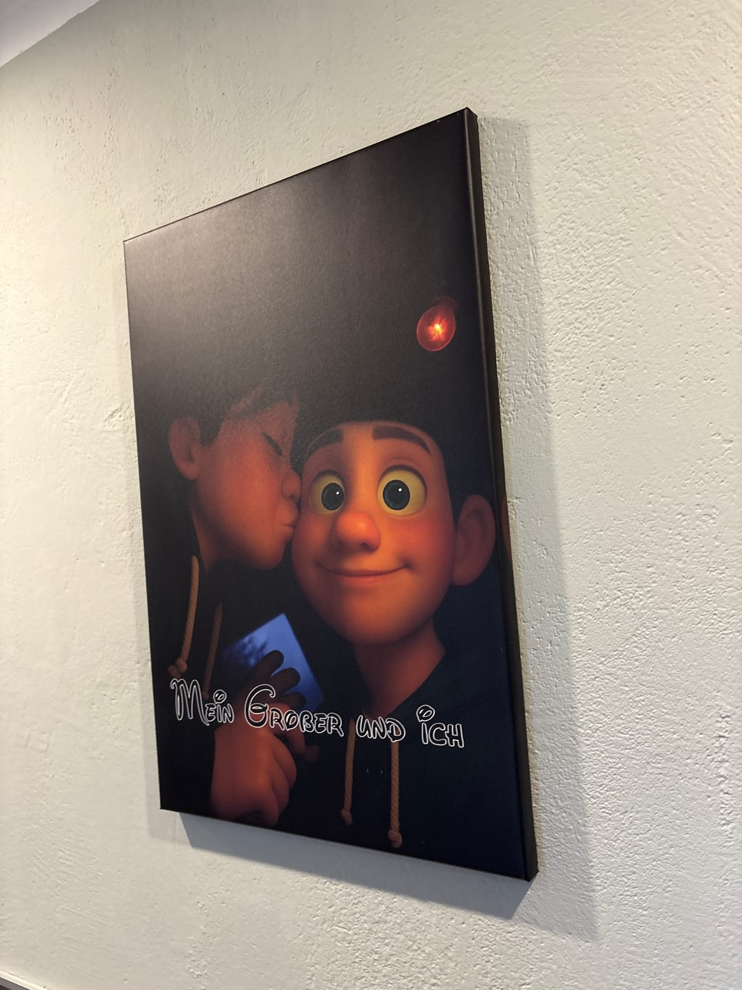 Customer photo review of Personalisierte Leinwand - Animiertes Portrait