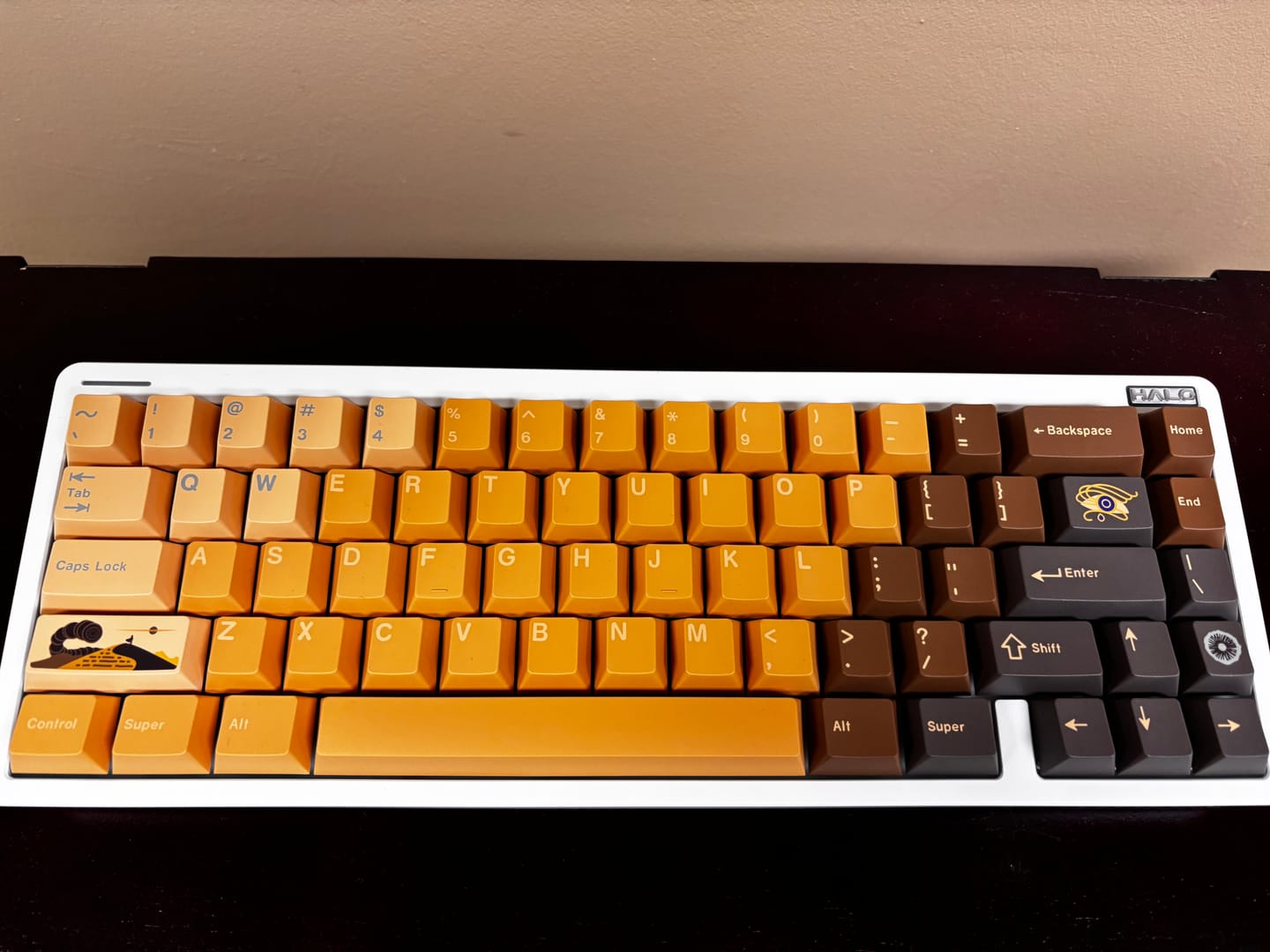 Customer photo review of Keykobo Fremen ABS Double-Shot Keycap Set