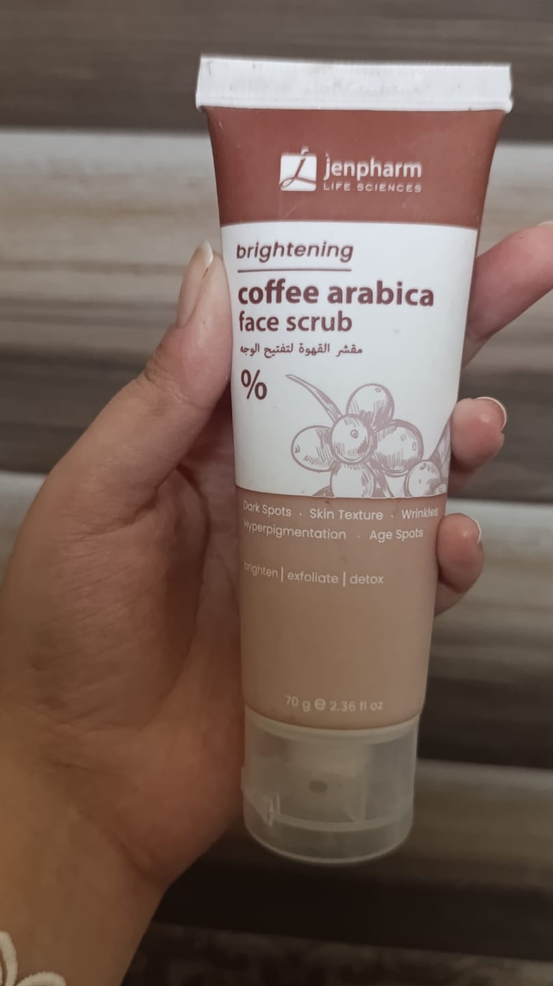 Customer photo review of Brightening Coffee Scrub