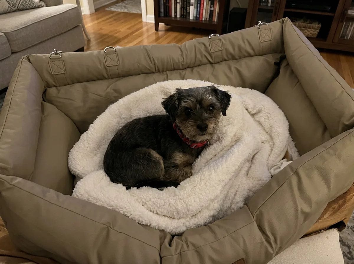 Customer photo review of Siège auto pour grand chien