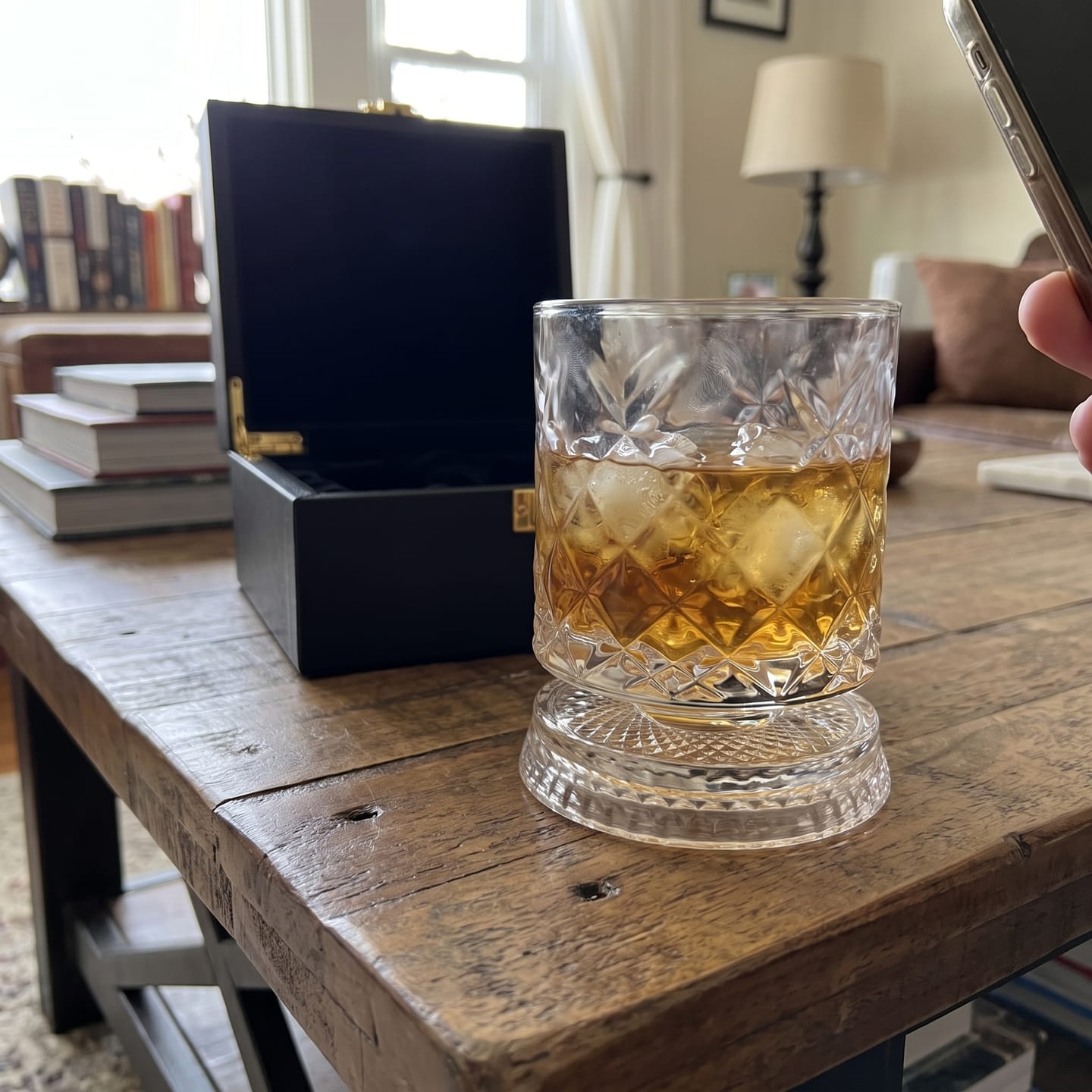 Customer photo review of DrinkSmoked™ Original Infinite Spin Crystal