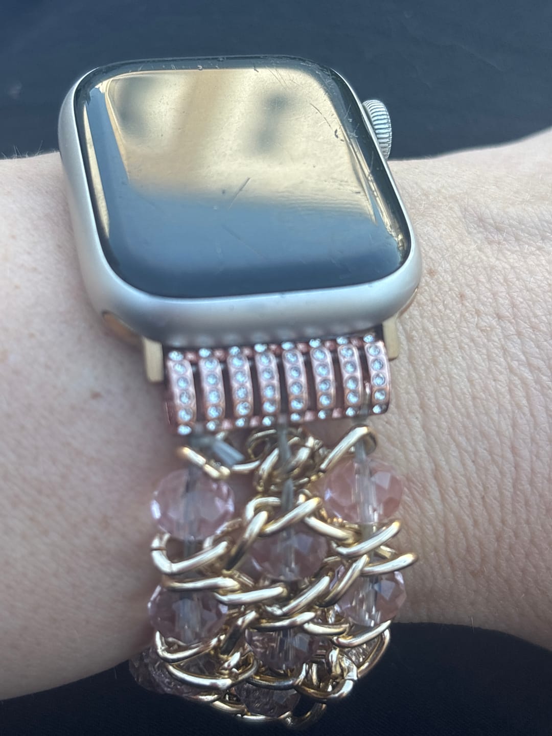 Customer photo review of NEU: Apple Watch Metallarmband "Leni"