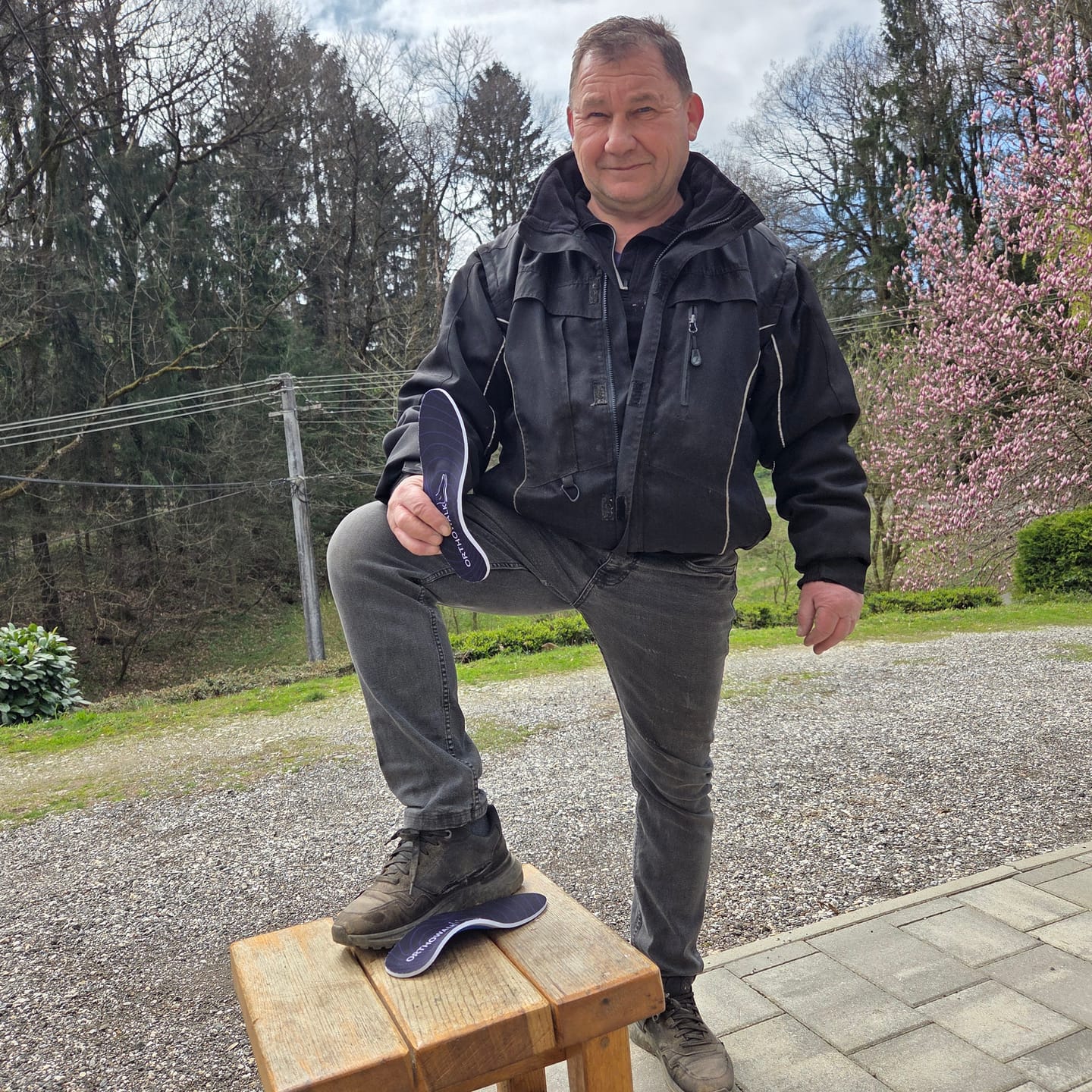 Customer photo review of OrthoWalk Premium Orthopedic Insoles