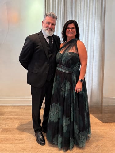 Customer photo review of Philippa One-Shoulder Maxi Dress by Hutch - RENTAL