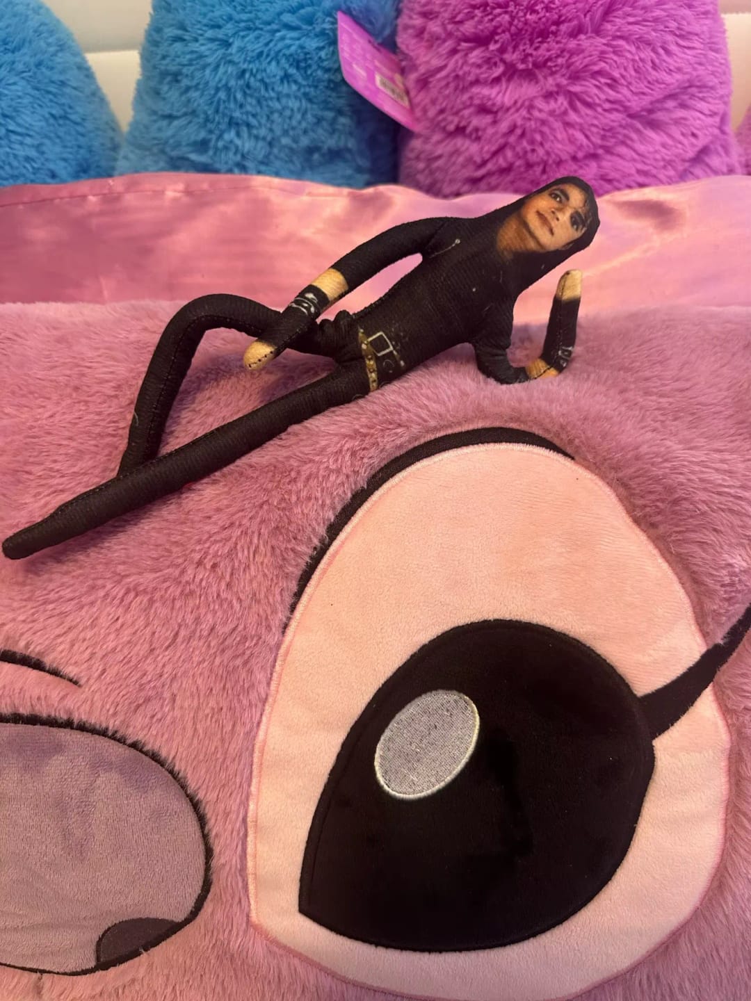 Customer photo review of Michael Jackson Funny Doll Plush