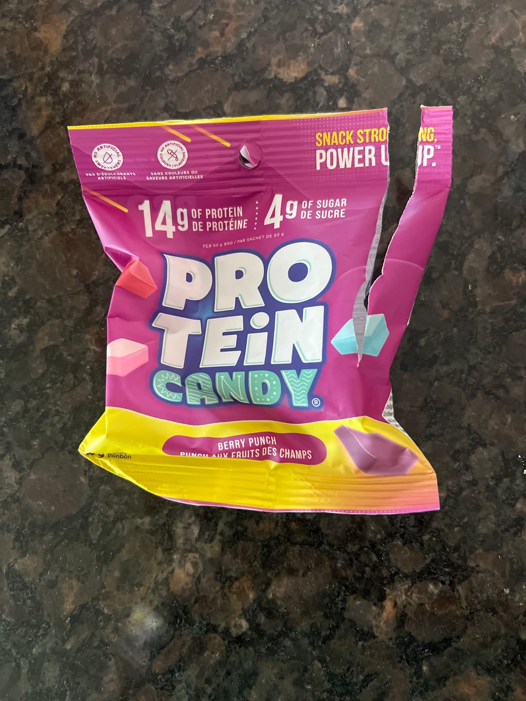 Customer photo review of Protein Candy - Bonbons Protéinés - 55g
