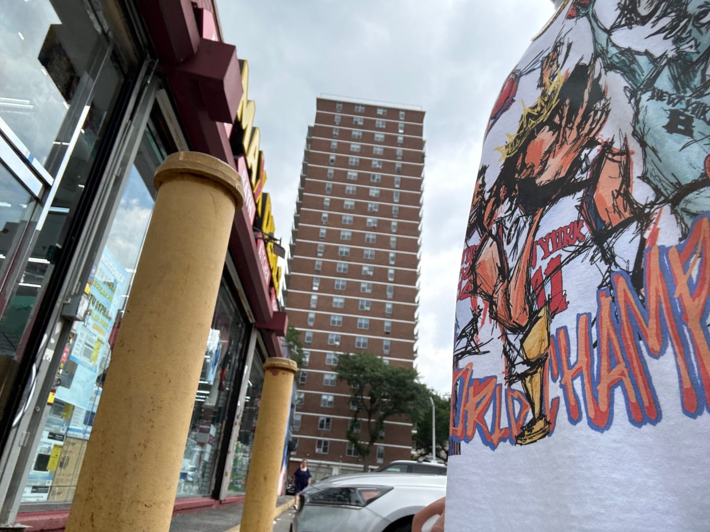 Customer photo review of NYC Champs Tee