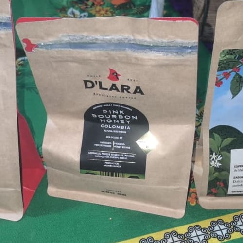 Customer photo review of Café Pink Bourbon Honey, Colombia - 250g Grano Entero