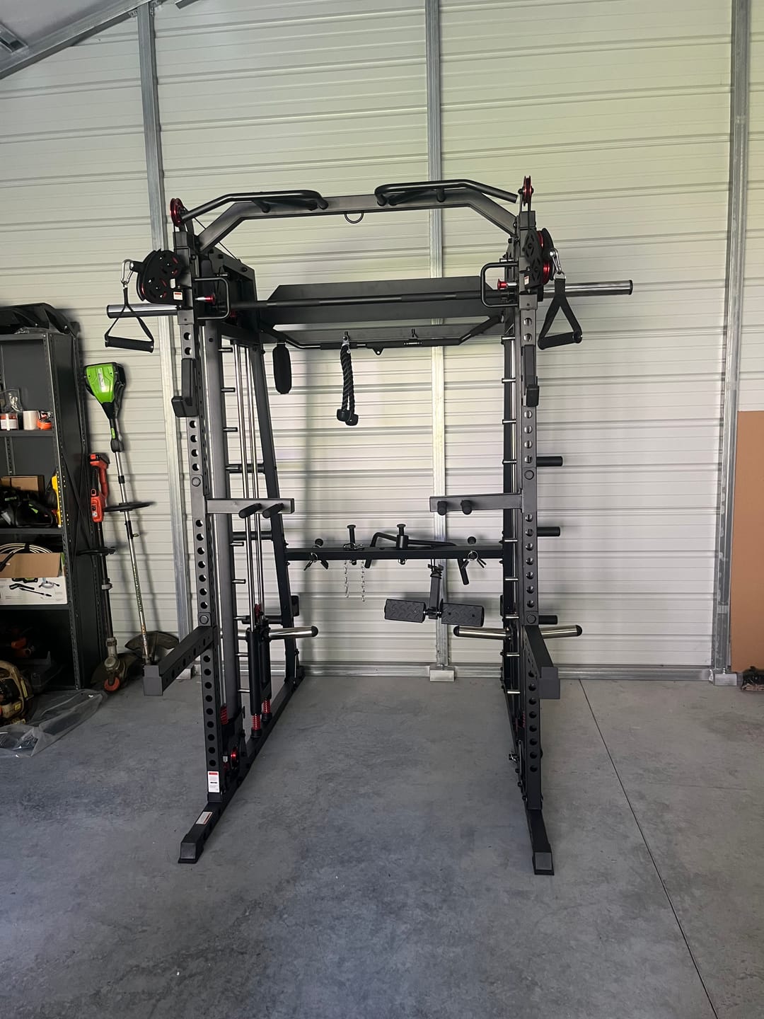 Customer photo review of M4-2.0 Ultra All-In-One Functional Home Gym Smith Machine (UPGRADED)