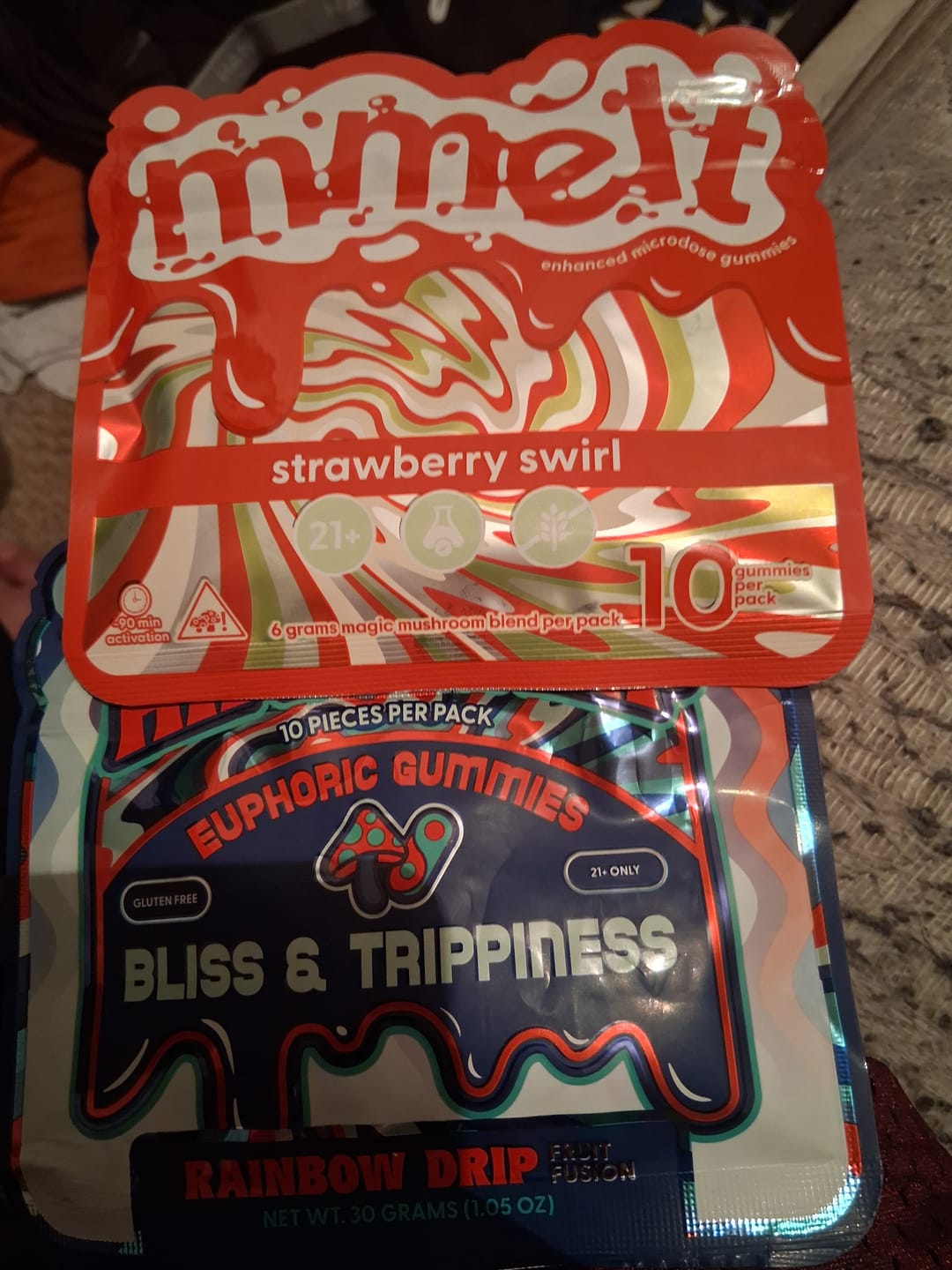Customer photo review of Hippie Flip Mushroom Gummies
