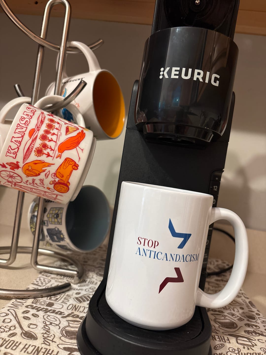 Customer photo review of Stop AntiCandacism Mug